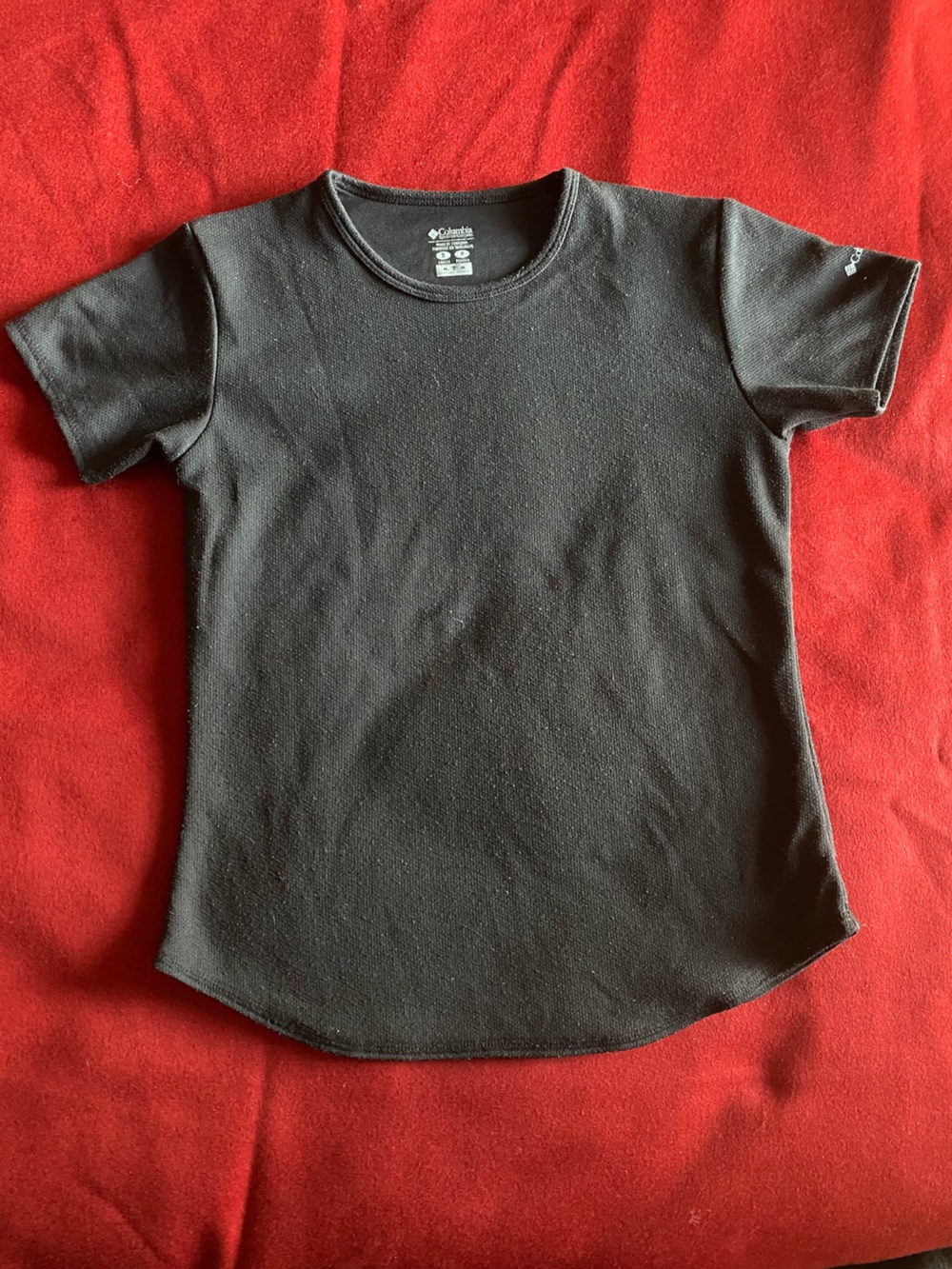 Columbia Women's Black Short-Sleeve Crew Tee Omni Dry